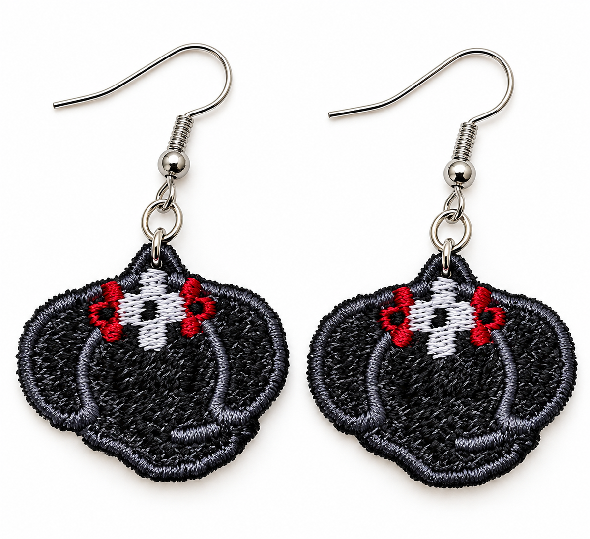 PRE-ORDER | Embroidered Elephant Statement Earrings