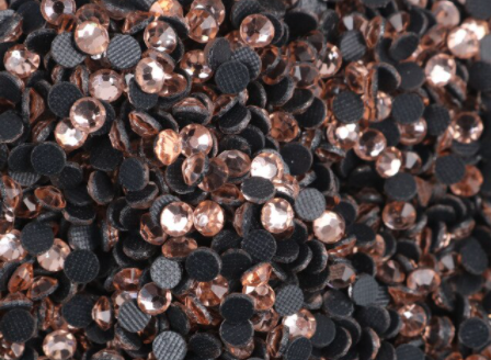 LIGHT PEACH Hotfix Rhinestones