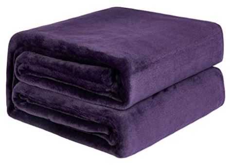Personalized Microfiber Throw Blanket (add Initial/Name)