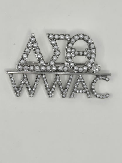 Delta Sigma Theta Statement Brooch Pin |Western Wake Alumnae Chapter