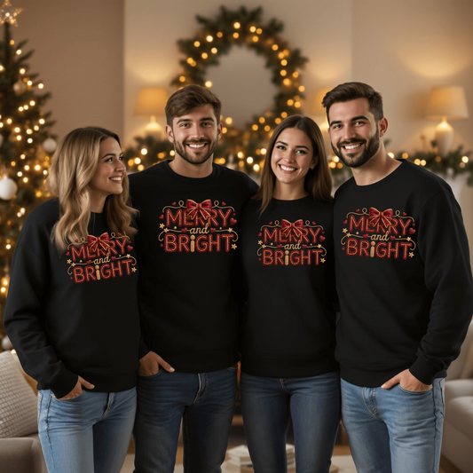 Merry & Bright Holiday Sweatshirt