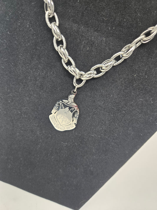 Delta Sigma Theta Necklace - CREST PENDANT