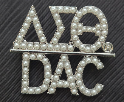 Delta Sigma Theta Statement Brooch Pin | Durham Alumnae Chapter