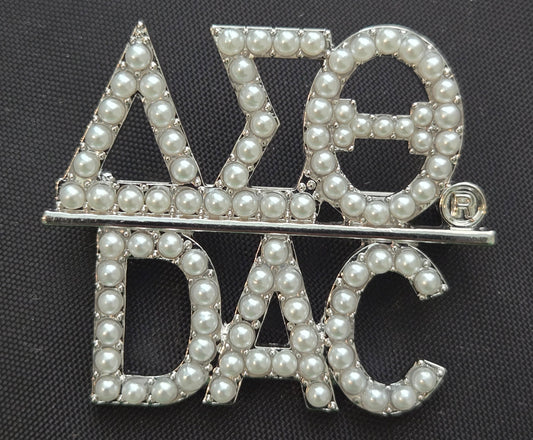 Delta Sigma Theta Statement Brooch Pin | Durham Alumnae Chapter