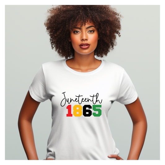 Juneteenth 1865 | White Tee