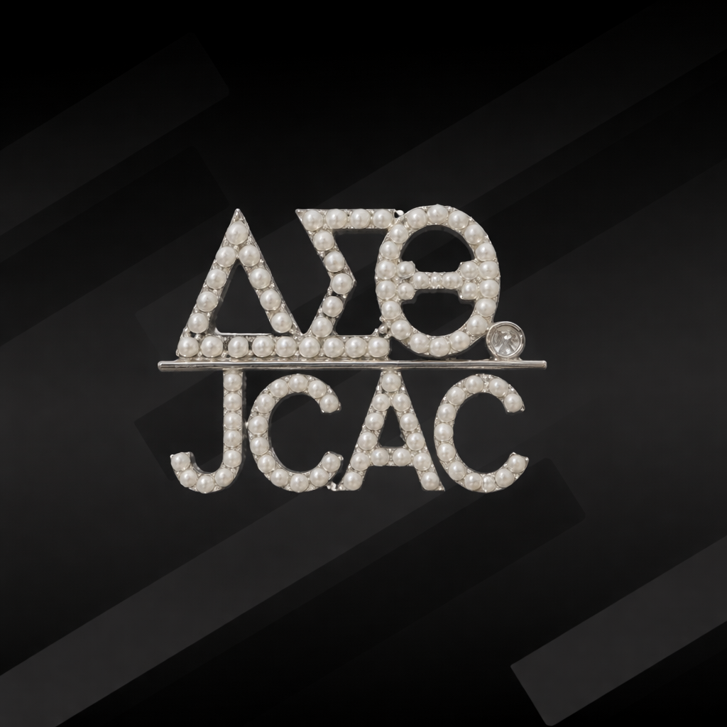 Delta Sigma Theta Statement Brooch Pin | Johnston County Alumnae Chapter