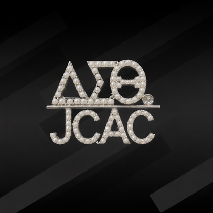 Delta Sigma Theta Statement Brooch Pin | Johnston County Alumnae Chapter