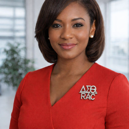 Delta Sigma Theta Statement Brooch Pin | Raleigh Alumnae Chapter