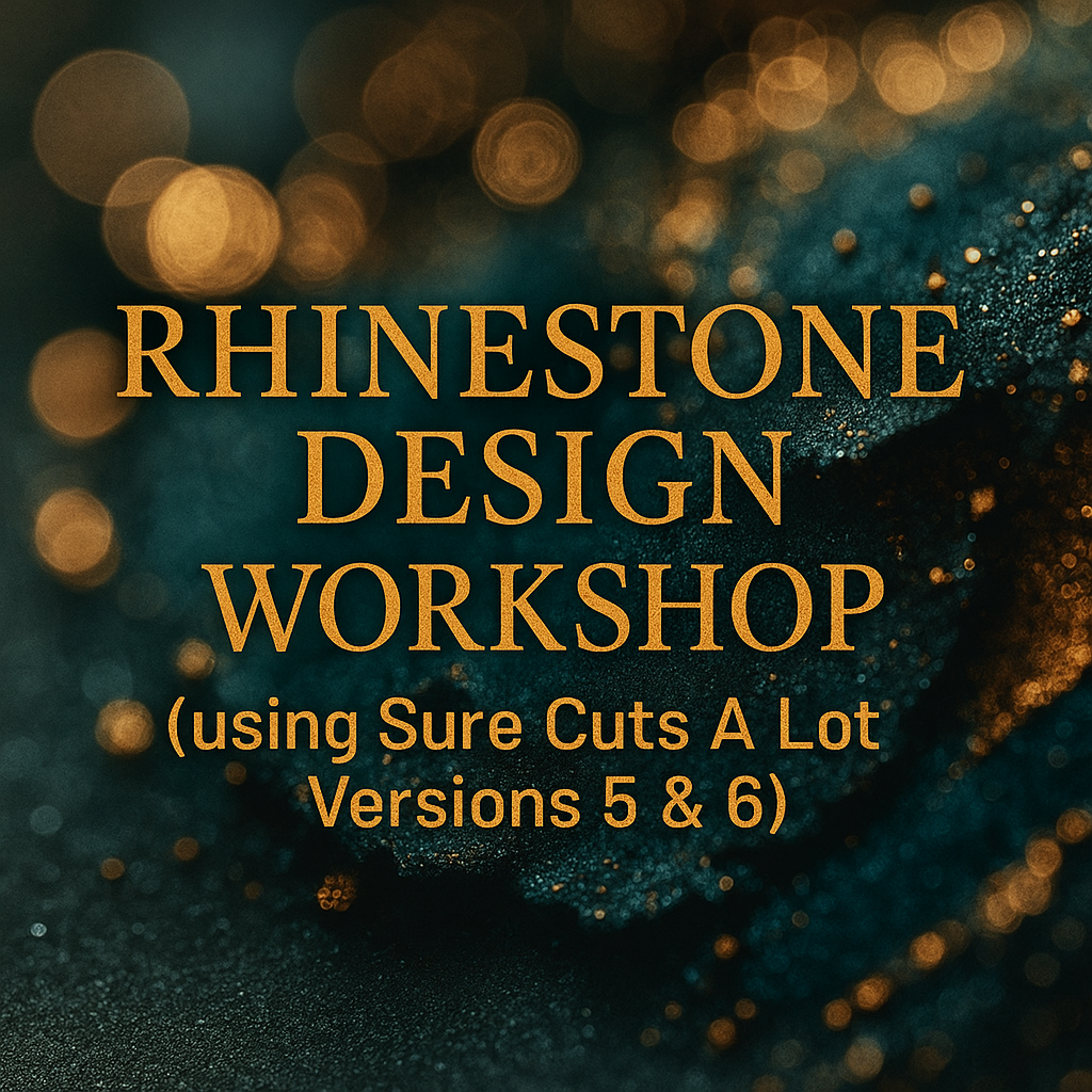 Rhinestone Design Workshop (using Sure Cuts A Lot Versions 5 & 6)
