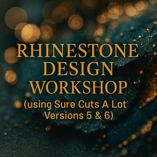Rhinestone Design Workshop (using Sure Cuts A Lot Versions 5 & 6)