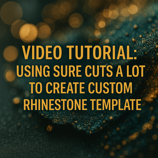 VIDEO TUTORIAL: USING SURE CUTS A LOT TO CREATE CUSTOM RHINESTONE TEMPLATE