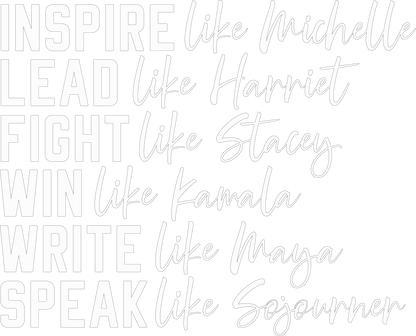 INSPIRE LEAD FIGHT.....**SCREENPRINT**