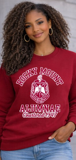 [SCREENPRINT] Delta Sigma Theta Chapter Sweatshirt | ROCKY MOUNT ALUMNAE