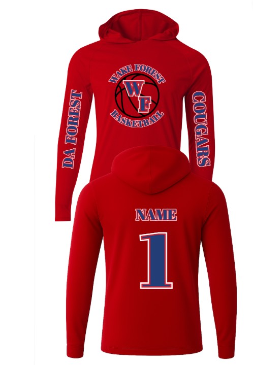 [CUSTOM] Wake Forest Basketball Hooded Shooter Shirts