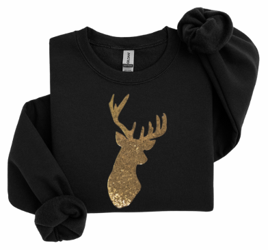 **CUSTOMIZED** SEQUIN REINDEER SWEATER