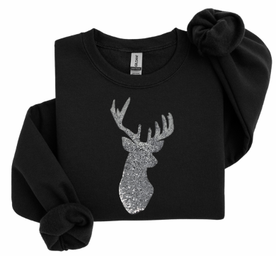 **CUSTOMIZED** SEQUIN REINDEER SWEATER