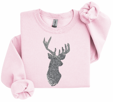 **CUSTOMIZED** SEQUIN REINDEER SWEATER