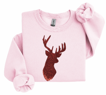 **CUSTOMIZED** SEQUIN REINDEER SWEATER