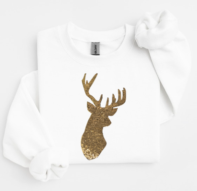 **CUSTOMIZED** SEQUIN REINDEER SWEATER