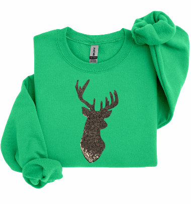 **CUSTOMIZED** SEQUIN REINDEER SWEATER