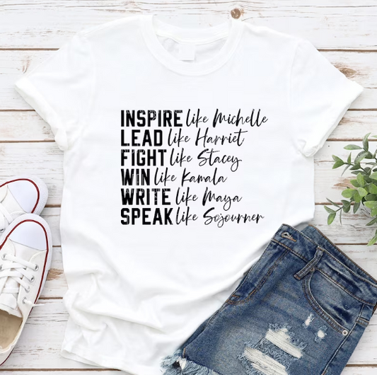 INSPIRE LEAD FIGHT.....**SCREENPRINT**