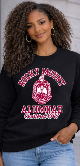 [SCREENPRINT] Delta Sigma Theta Chapter Sweatshirt | ROCKY MOUNT ALUMNAE