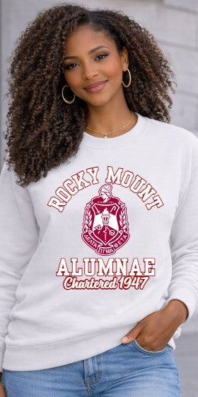[SCREENPRINT] Delta Sigma Theta Chapter Sweatshirt | ROCKY MOUNT ALUMNAE