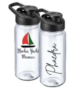 WATER BOTTLE - PLASTIC (with personalization)