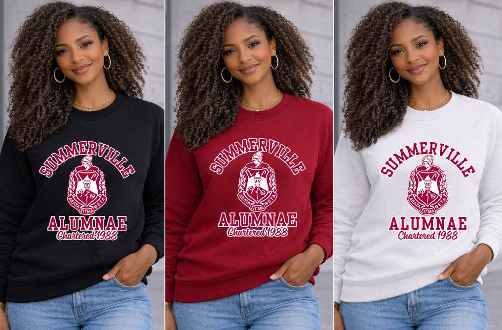 [CHENILLE] SUMMERVILLE ALUMNAE Chartered Tee/Sweatshirt