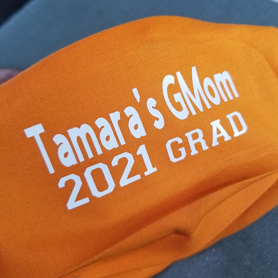 Custom Graduation Face Mask