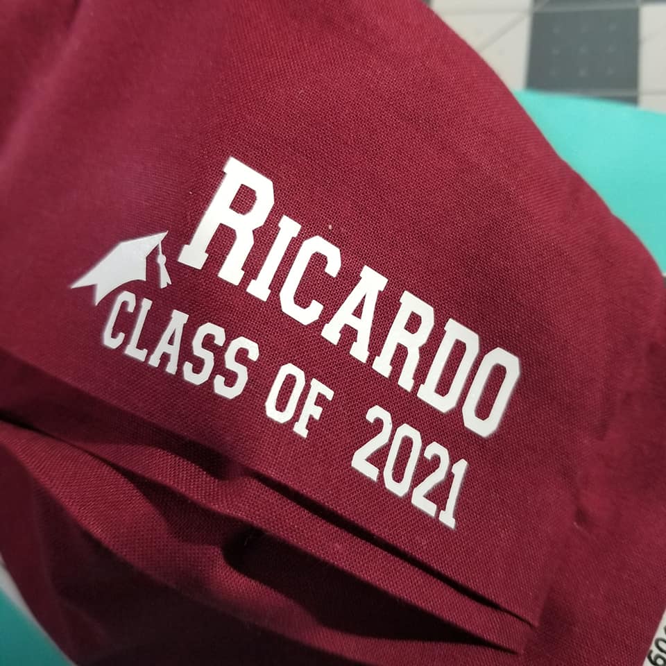 Custom Graduation Face Mask