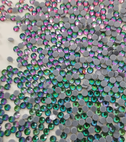 GREEN VOLCANO Hot Fix Rhinestones