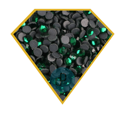 EMERALD Hotfix Rhinestones
