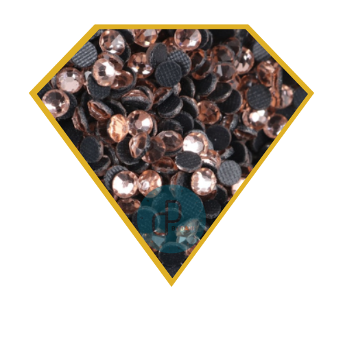 LIGHT PEACH Hotfix Rhinestones