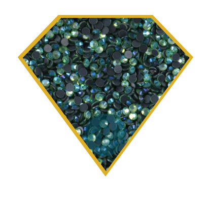 MAHOGANY PEACOCK Hotfix Rhinestones