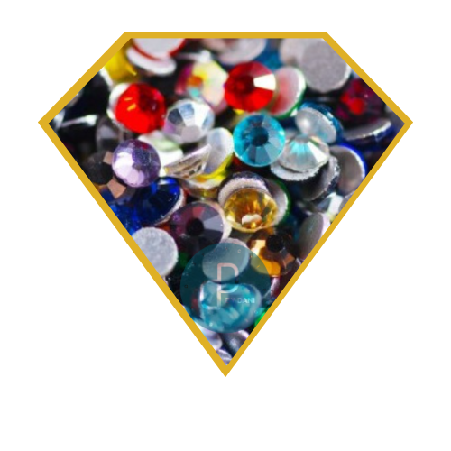 MIXED COLORS Hotfix Rhinestones