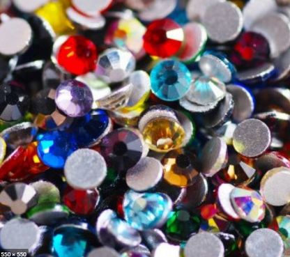 MIXED COLORS Hotfix Rhinestones