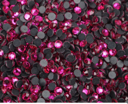 ROSE PINK Hotfix Rhinestones