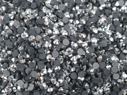 SILVER STUD Hotfix Rhinestones