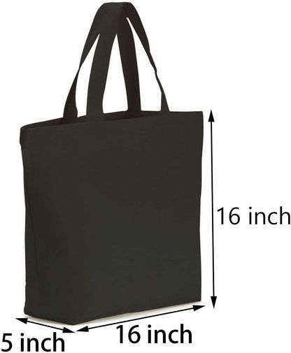 Greek-inspired Canvas Tote Bag