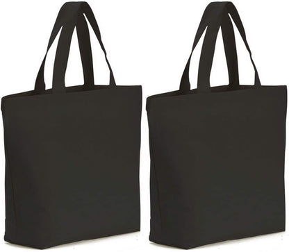 Greek-inspired Canvas Tote Bag