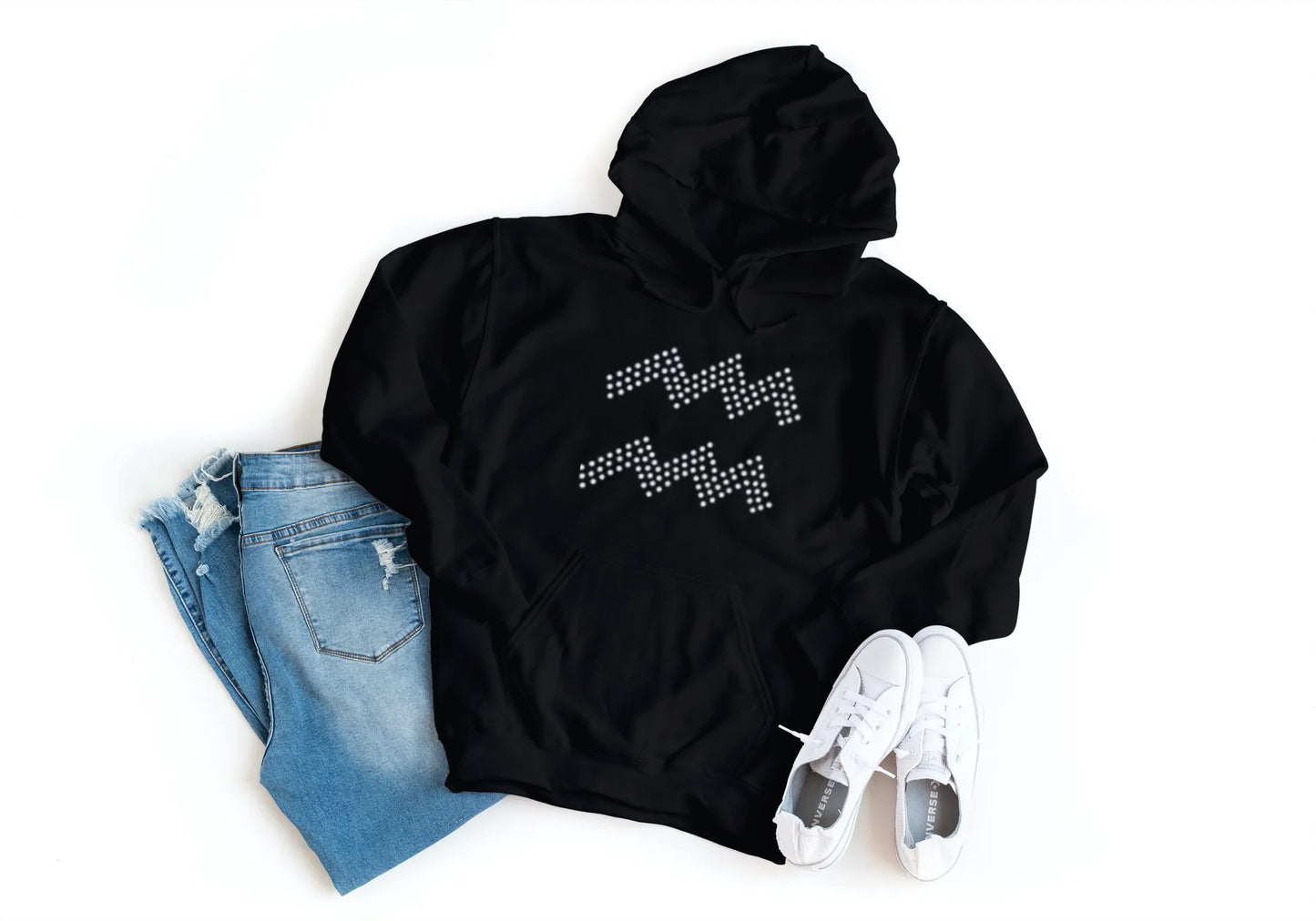 RHINESTONE Zodiac Sign Hoodie