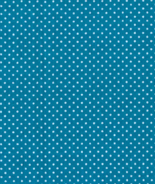 Teal White Dots